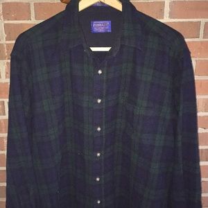 Pendleton blackwatch wool lodge shirt